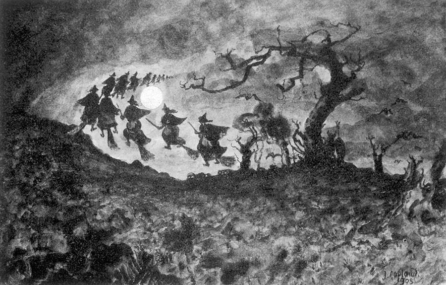 the-witches-ride-mary-evans-picture-library