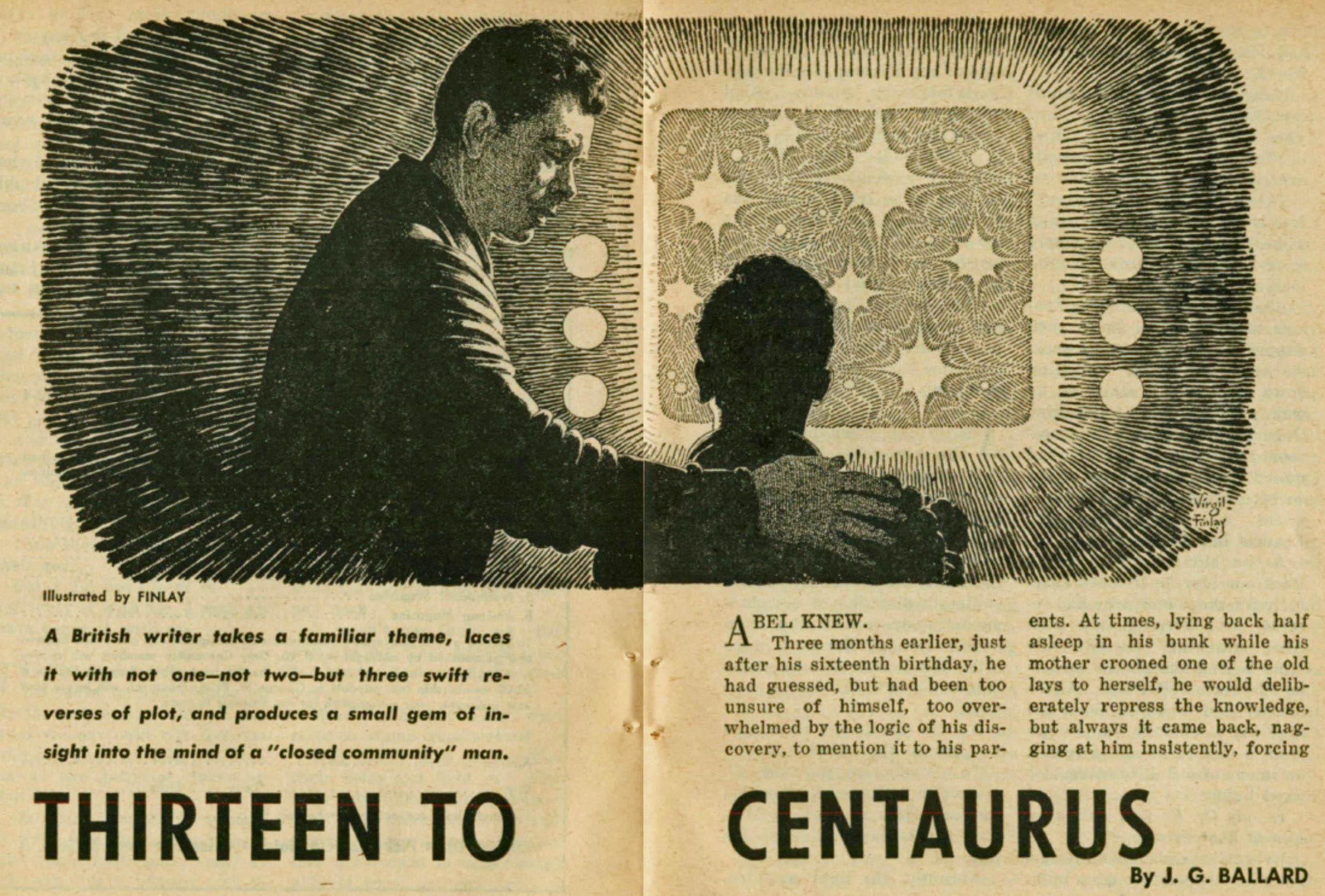 Thirteen to Cenaurus by J. G. Ballard