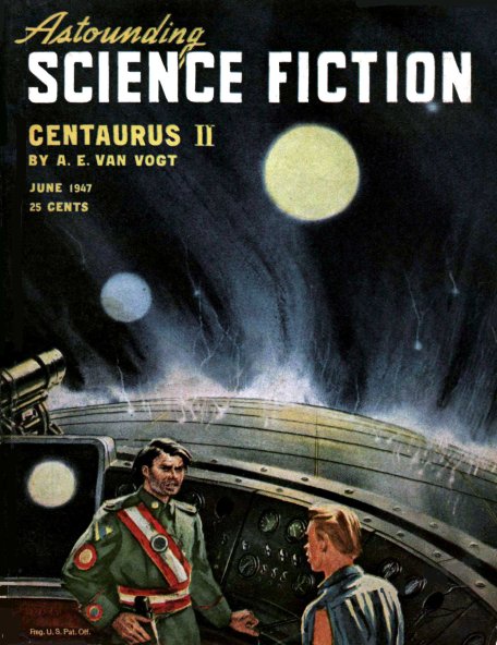 Centaurus II by A. E. van Vogt - cover Astounding June 1947